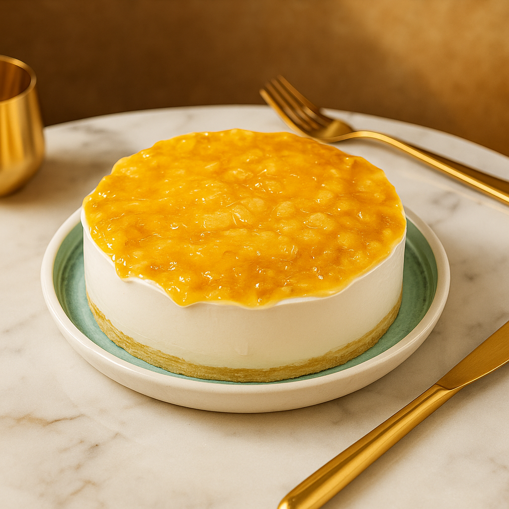 Pineapple Cold Cheesecake